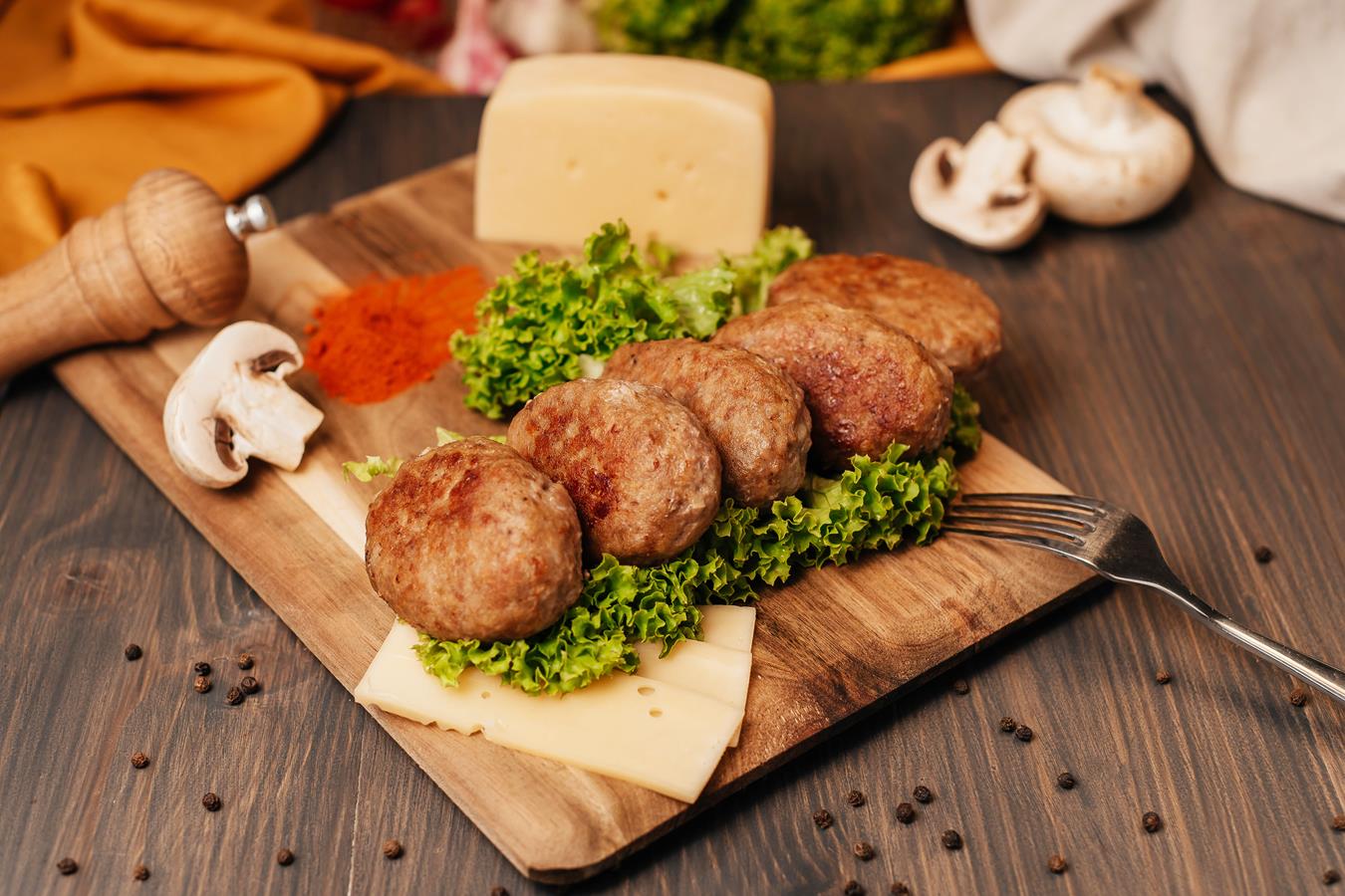 Котлета "Жульен" с сыром и грибами (2,5 кг)